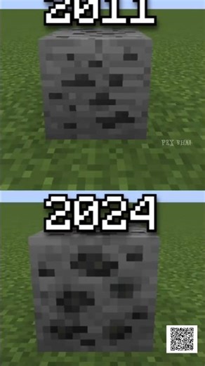Minecraft 2011 vs 2024 😱 Graphics Evolution! #shorts