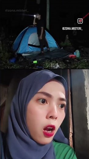 SCARY SHORT: Ghost Caught On Camera While Camping #sinsireact #horror #ghostlyadventures