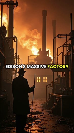 🎬PART:1 Edison’s Factory Burned Down — What He Did Next Changed the World