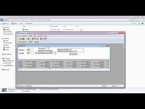 How to Connect Power Meter to Modscan and Intouch