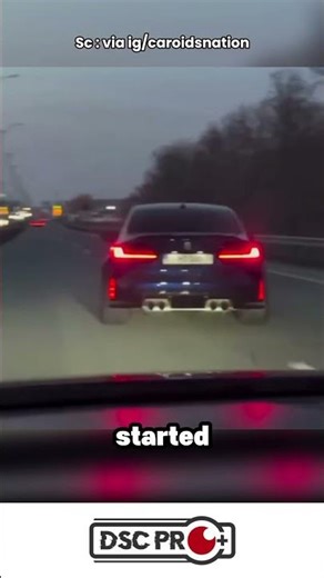 This BMW driver got revenge on the dashcam driver in a pretty clever way! #dashcam