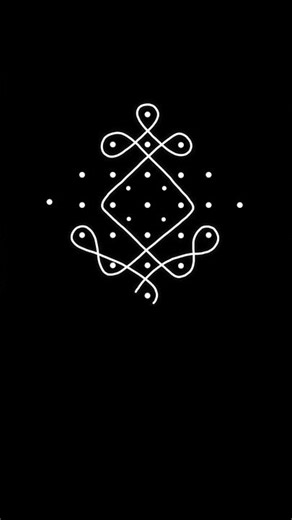 7 புள்ளி கோலம் 🌸 அழகான சிக்குக் கோலம் ✍️ Easy Design 👉 Poongothai Kolangal