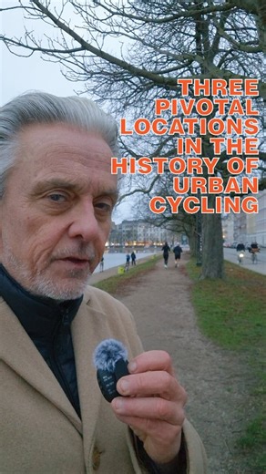 A little winter solstice reel about three pivotal locations in the history of urban #cycling, all of them in #Copenhagen. The first bike path in the world in 1892 on Esplanaden, the first use of a data count to convince sceptics and change policy in 1909 and the first protected #bikelane in 1915. Want more info? My book "Copenhagenize - the defintive guide to global bicycle #urbanism " - check it out. #denmark | Mikael Colville-Andersen
