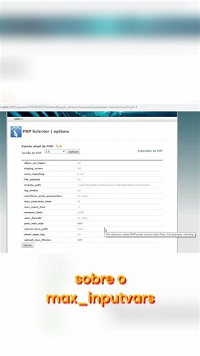 Erro PHP max_input_vars: Solução User.ini WordPress #shorts