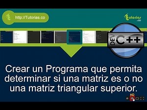 arrays -- visual C++ (triangular superior de una matriz)