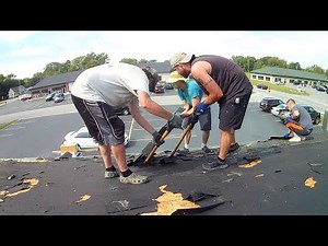 HOW TO TEAR OFF SHINGLES! Working with the best roofer i know!