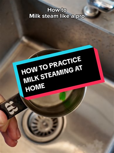 Water and a dash of dish soap #coffee #barista #milksteaming | coffe