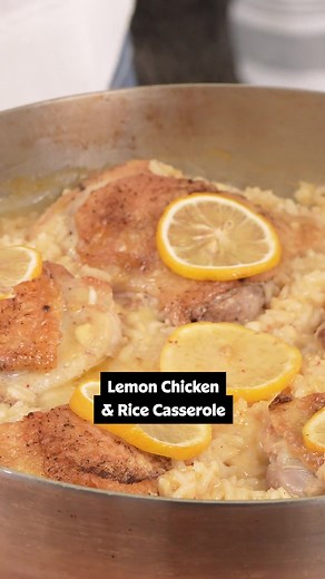 Easy Lemon Chicken and Rice Casserole Recipe