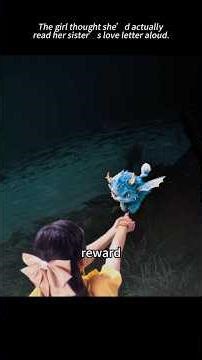 The girl thought she’d actually read her sister’s love letter aloud. #chinesedrama #movie