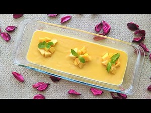 Mango Pudding Recipe | Easy Creamy Mango Pudding | Mango Desserts | Mango Recipes | Sana's Zaika ❤️