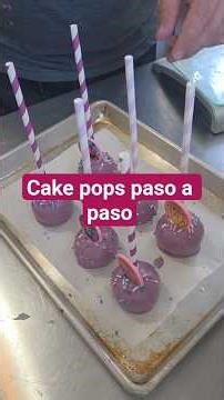 Como hacer cake pops facil y rápido