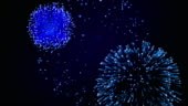 Animation of fireworks. Looping fireworks animation.