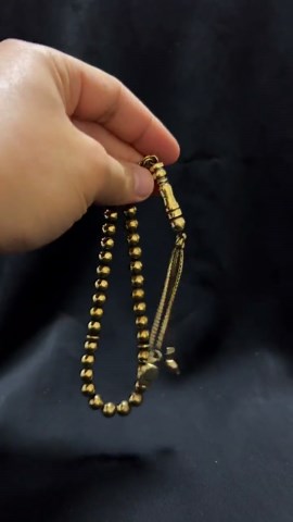 Gold Tone Islamic Tasbih Prayer Beads Misbahah Sebha Made in Egypt - Etsy UK