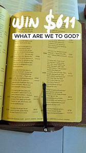 13K views · 135 reactions | Answer this one question to Win a customized holy Heirloom Original Bible which starts at six hundred and eleven dollars The question is: What are we to God? It's one word. One truth that defines the entire relationship between God and you. Those who answers correctly will be entered into a draw to win. | Original Bible Foundation & code2GOD | Facebook