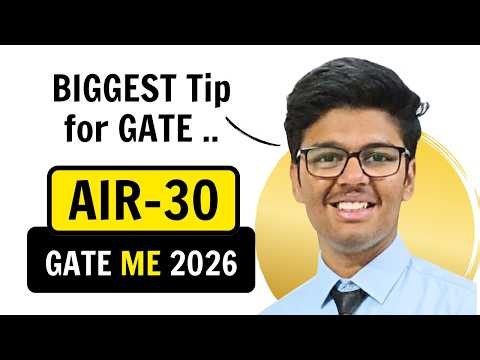AIR - 30, GATE 2026 Mechanical Topper shares Powerful Strategy & Tips | Exergic Video Course Student