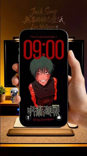 Live Wallpaper | Maki Zenin - Pure Insanity