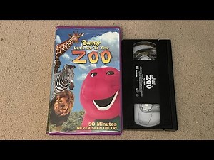 Opening And Closing To Barney: Let's Go To The Zoo 2001 VHS