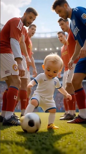 Baby Footballer ⚽ The Smallest Legend Who Shocked the World! #viral #shorts