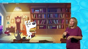 Dog Loves Books Series 1 10. Dog Loves Night m000g8q0 signed