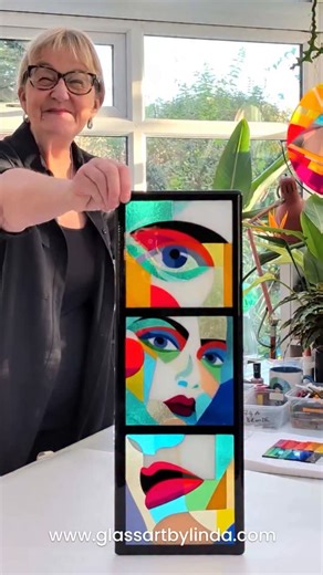 The kiln’s been cooling for hours. I’ve made tea. Tidied the studio. Checked the timer a hundred times. And now … it’s time 😯 I held my breath opening the kiln for this one ... The reveal never gets old 💛 #glassart #fusedglass #kilnopening #kilnreveal #artstudio #glassartbylinda #hardedgeglass #behindtheglass #glassartist | Glass Art by Linda