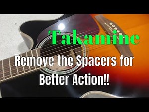 Takamine EASY Set Up LOWER YOUR ACTION WITH EASE