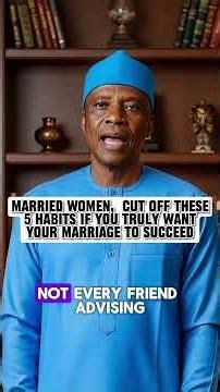6 HABITS Women Must STOP If They Want A SUCCESSFUL MARRIAGE #marriage #marriagecounseling