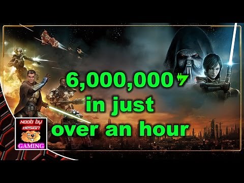 SWTOR - Easy Credit farming. Just under $6,000,000 in 1.5 hours