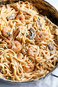 Creamy Shrimp Pasta (VIDEO)
