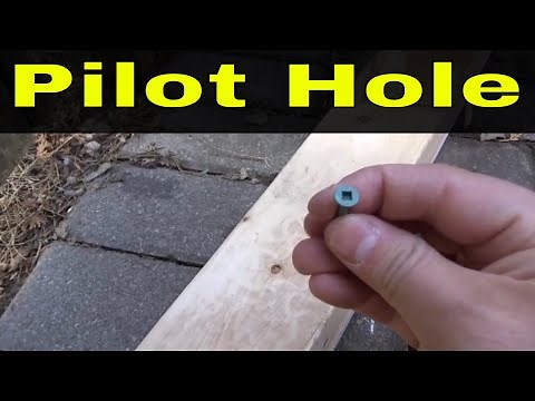 How To Drill A Pilot Hole For A Screw-Full Tutorial