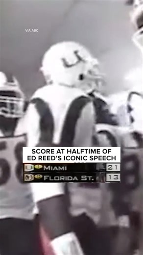 945K views · 25K reactions | This Ed Reed speech was iconic  | Miami Hurricanes on 247Sports | Facebook