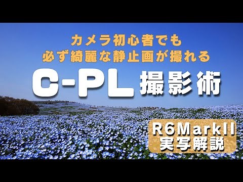 【カメラ初心者】でも必ず、綺麗な静止画が撮れる、C-PLフィルター撮影のコツをお伝えします。キヤノンR6mark IIの実写で解説