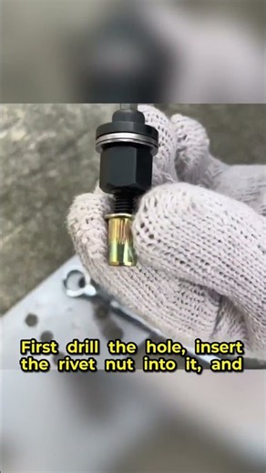 How to Install Rivet Nuts – Secure Thin Metal Without Welding or Damage#Fastener #RivetNut