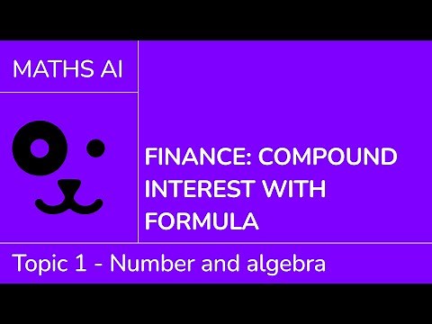 Finance - compound interest with formula [IB Maths AI SL/HL]