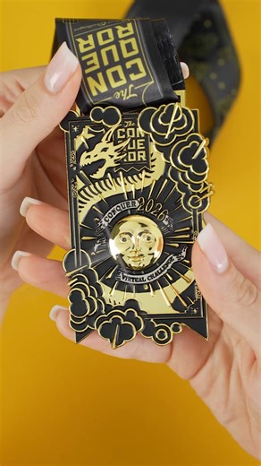 HAPPY NEW YEAR! Starting today, you can join the Conquer 2026 Virtual Challenge… A year-long challenge built around one clear goal: 👉 You choose whatever distance you want and smash it in 2026 HOW IT WORKS: ➡️ Set your distance (50 miles, 500 miles, even 2,000) ➡️ Start logging movement in the app from today, January 1 ➡️ Move at your pace toward that goal ➡️ Finish by December 31, 2026 and earn the medal THE STORY BEHIND THE 2026 MEDAL: We asked our community to share what defines their journe