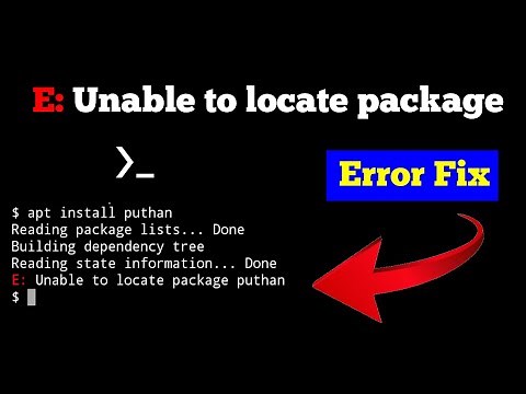 How to fix Unable to locate package error in Termux
