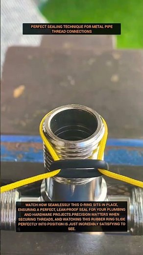 How to Easily Install a Rubber O-Ring Seal