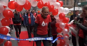 Runners around the world help woman conquer 100 marathons for water conservation