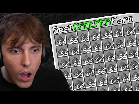THE FASTEST Creeper Farm on DonutSMP