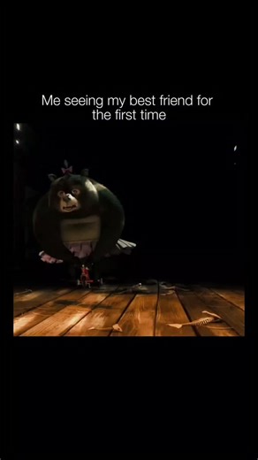 HARI PRASAD on Instagram: "Me seeing my best friend for the first time, that split second where my brain forgets how to act normal, excitement loading before logic can intervene, emotions switching lanes without signaling, trying to stay cool but already failing, heart going full sprint while my face pretends it’s casual, and realizing distance really does make reunions hit harder In Madagascar 3: Europe’s Most Wanted (2012), Sonya the bear from Circus Zaragoza rolls in wearing her pink tutu and