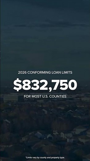 2026 Conforming Loan Limits: New FHFA Update #homebuyer