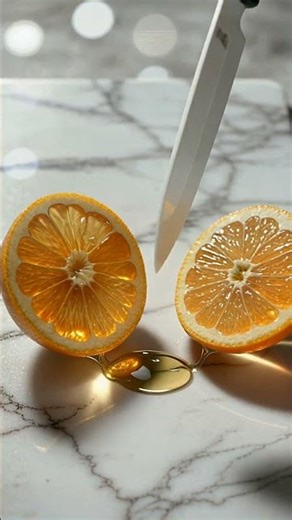 Most Satisfying AI Orange Cutting | Hypnotic ASMR for Sleep | No Talking