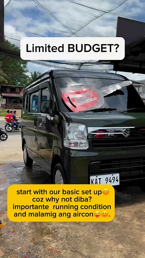 INCLUSIONS🔥🔥✅SELECTED UNIT -CLASS A😍✅Converted✅RUNNING CONDITION✅ New PMS✅ ice cold aircon✅New change oil✅ new battery✅ basic tools✅NEW. REPAINT(Anzhal materials)✅f. NEW REGISTRATION(. direct on your name✅NEW TOUCH SCREEN STEREO With reverse camera✅ KEYLESS ENTRY WITH alarm system✅NEW DARK WINDOW TINTS | DDF Car Trading