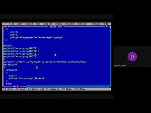 A Program to Draw Mid Point Ellipse.