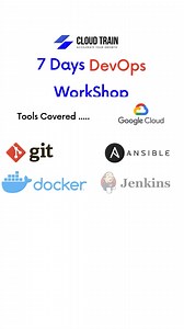 Warning: Only a few seats left! Kickstart your career with our popular DevOps Workshop this Monday! • Learn at your own pace, anytime & anywhere • Clarify doubts with 2 live Q&A sessions Get certified and transform your career. Apply now! | Cloud Train | Facebook