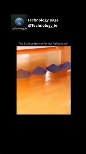 Technology page on Instagram: "The Science Behind Perfect Reflections!!! 🔥 Ever wondered how a flawless mirror‑like surface creates those stunning reflections that make everything look cinematic? It’s all about the physics of light and surface smoothness. When light hits an ultra‑smooth material, it bounces back uniformly, producing a crystal‑clear image. Engineers and designers use this principle to craft everything from high‑end camera lenses to sleek smartphone screens, ensuring every detail