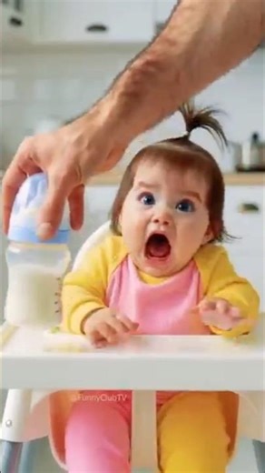 مفاجأة لطيفة 🍼👶🤦♥️😂