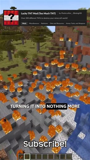 Lets Find Out What Erupting TNT Does In Minecraft!