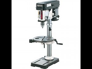 Shop Fox W1668 drill press assembly and testing