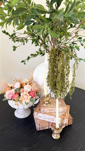 Macy Blackwell on Instagram: "Style an entry table with me!✨ Everything from amazon! Wanted a soft and pretty vibe that felt romantic, but also a little spring. 🌸 Comment SHOP below to receive a DM with the link to this post on my LTK ⬇ https://liketk.it/5QnQE #ltkhome #decoratewithme #springdecor"
