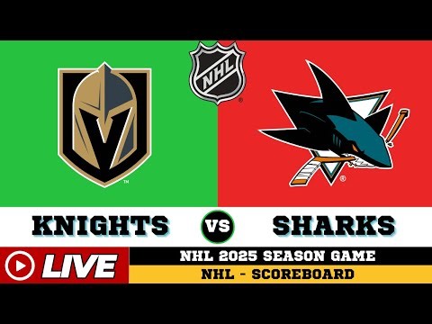 🔴LIVE : San Jose Sharks Vs Vegas Golden Knights | NHL 2025 | NHL Live SCOREBOARD | 12/24/2025